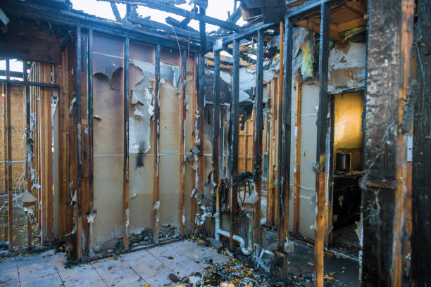 Professional Fire Damage Removal technician working in Rodeo, CA